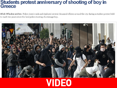 Τα επεισόδια στην Αθήνα στα διεθνή ΜΜΕ